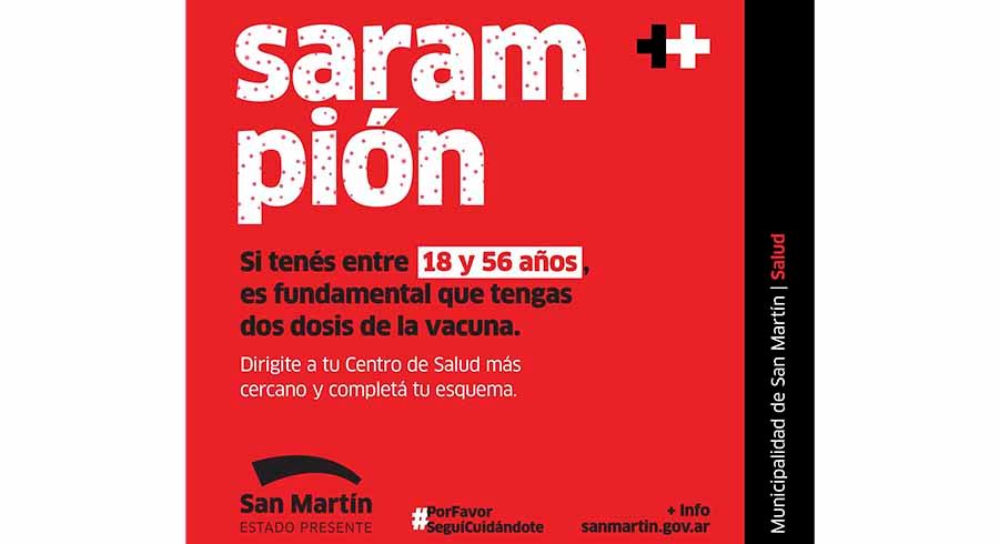 Campaña de vacunación contra el sarampión