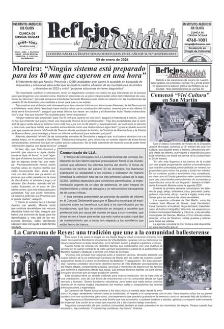 Portada de la edición del 9 de enero 2026