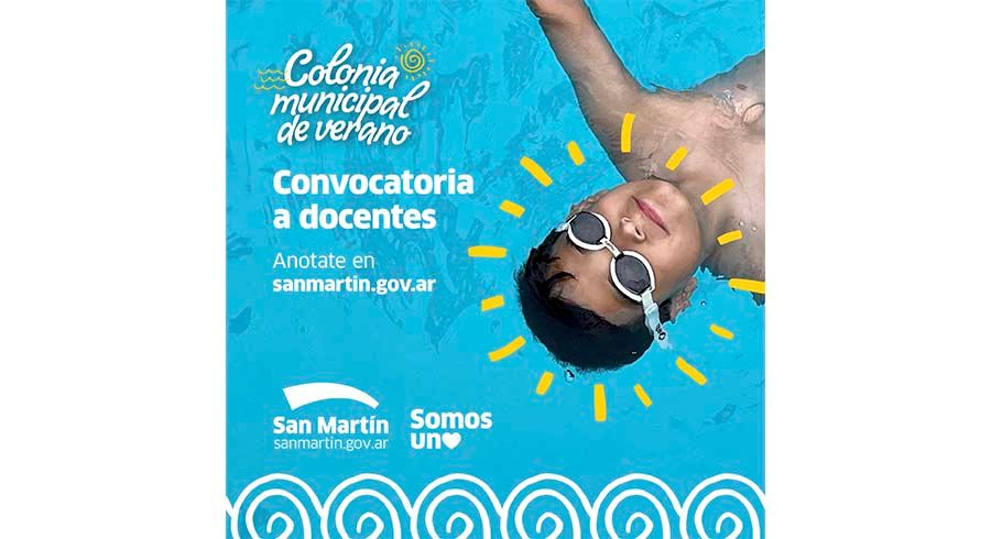 Convocatoria a docentes para la Colonia de Verano 2023