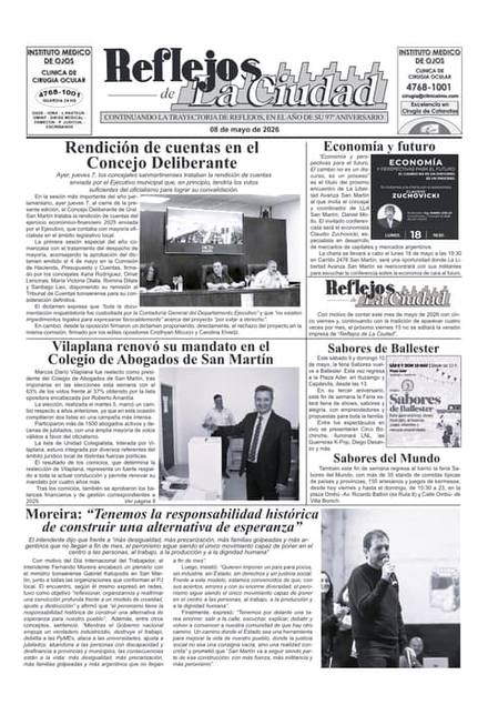 Portada de la edición del 8 de mayo de 2026