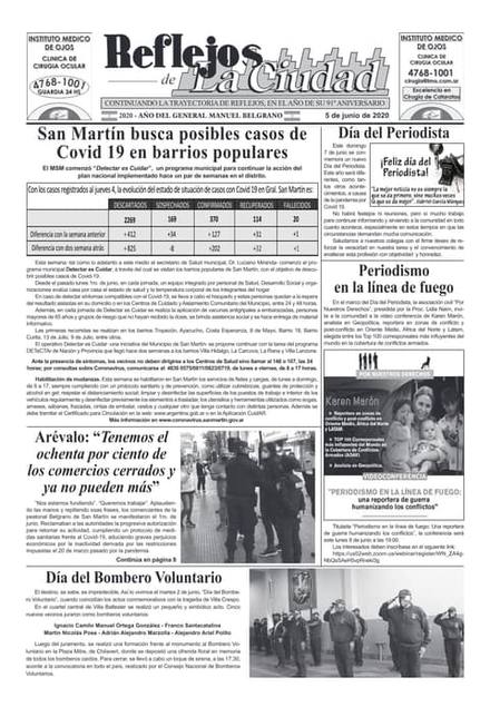 Portada de la edición del 5 de junio 2020