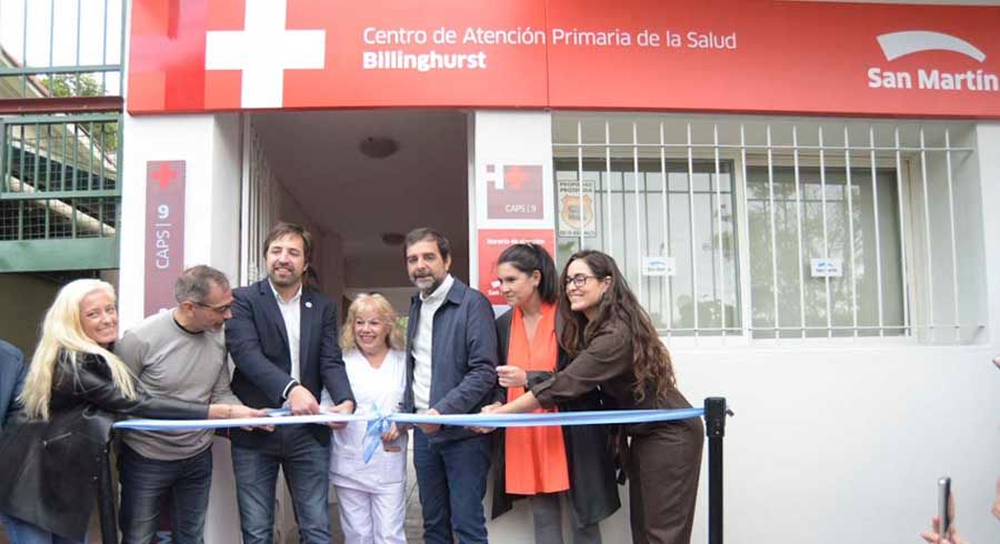 Moreira y Kreplak inauguraron un nuevo centro de salud en Billinghurst