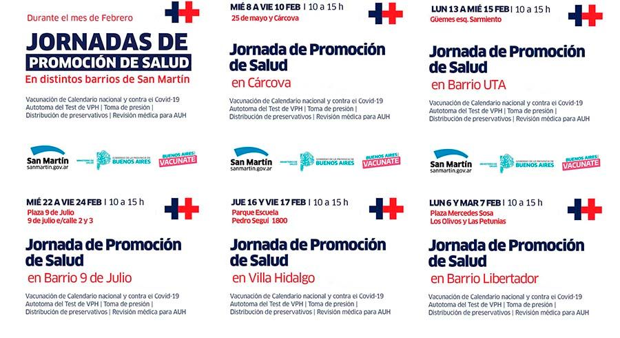 Jornadas de Salud por los barrios
