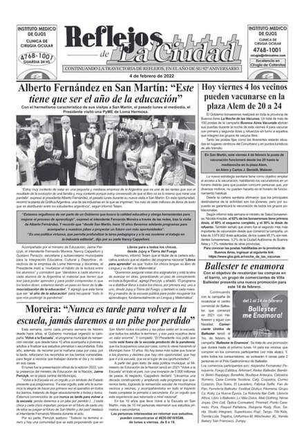 Portada de la edición del 4 de febrero 2022