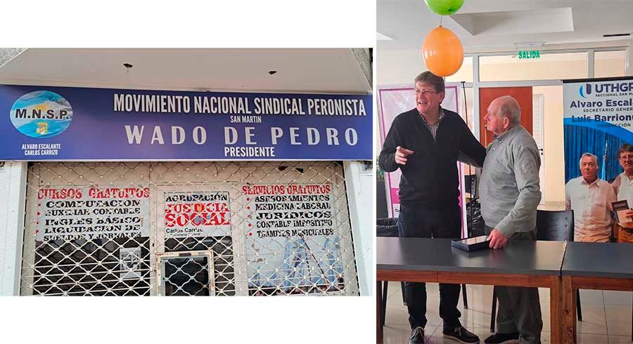 Álvaro Escalante, con Wado-Presidente