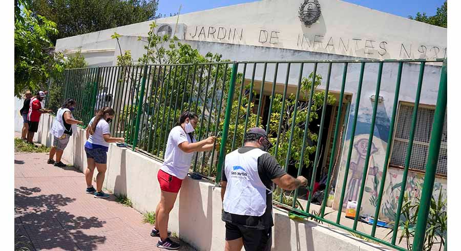 Programa Buen Comienzo - San Martín acondicionó todas las escuelas y jardines públicos de la ciudad