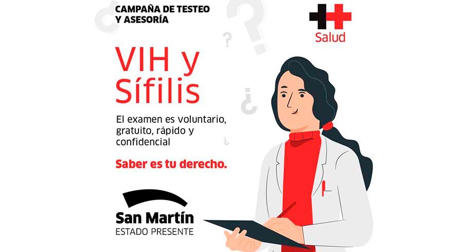 VIH y Sífilis - Campaña de testeo