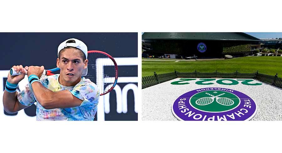 Primera aventura de Sebastián Báez en Wimbledon