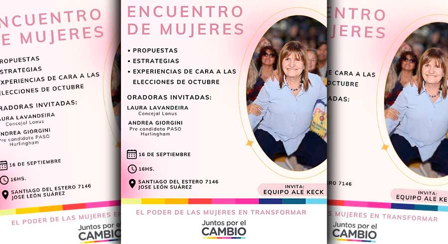 Encuentro de mujeres de JxC