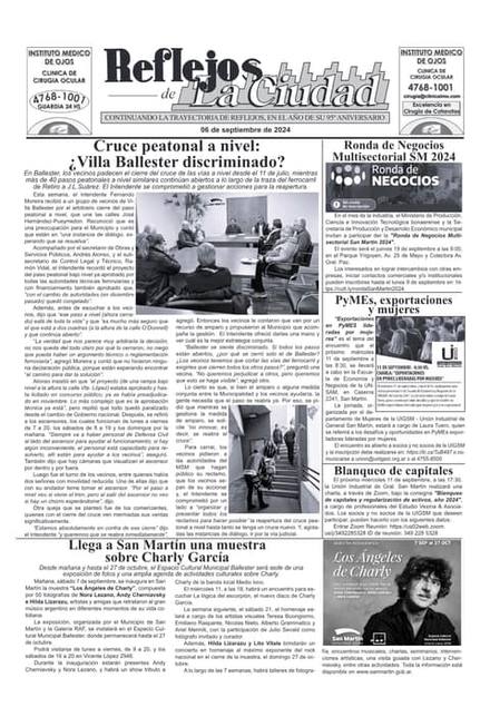 Portada de la edición del 6 de septiembre 2024