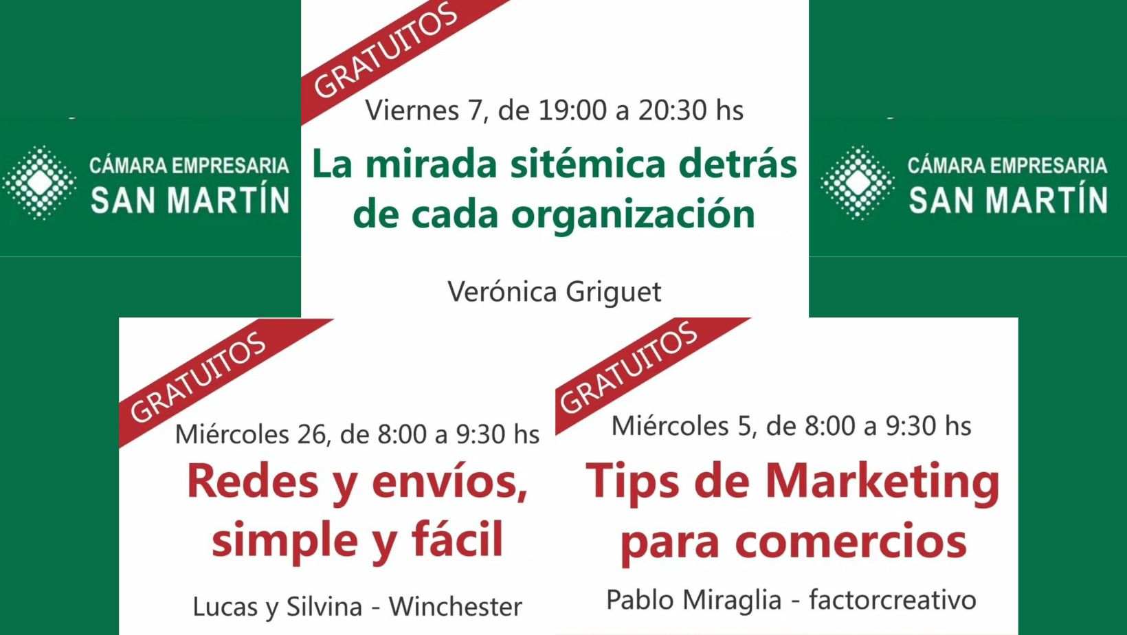 Nuevos gratuitos cursos en la CESAM