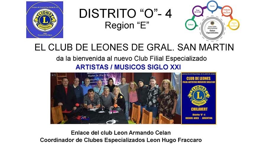 Nuevo Club de Leones con características especiales