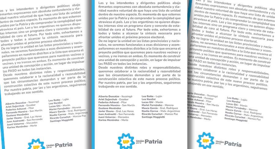 Unidos por la patria