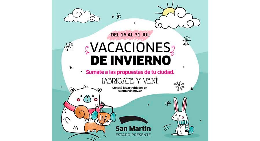 En vacaciones de invierno, San Martín tiene las mejores propuestas y actividades gratuitas