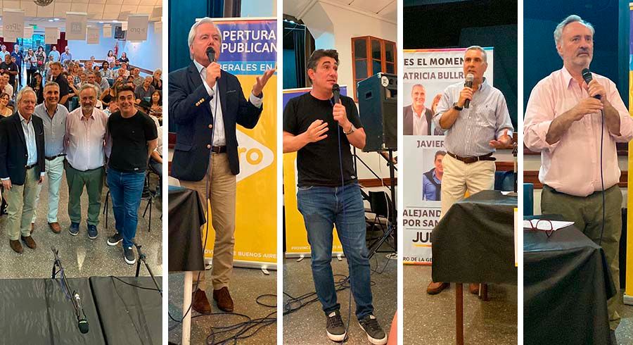 Pinedo, Iguacel y De la Torre estuvieron con Keck en San Martin