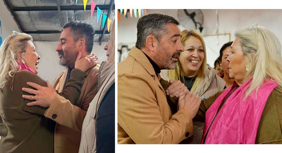 En Tigre, Carrió dio su apoyo a Petrillo