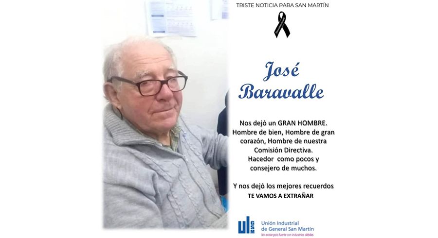 Despedimos a José Baravalle