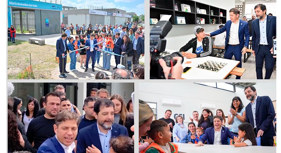 Kicillof, Moreira y Katopodis inauguraron el Parque Escuela Costa Esperanza