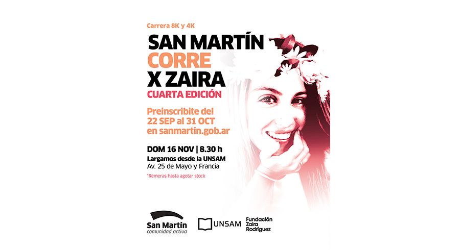 San Martín corre por Zaira