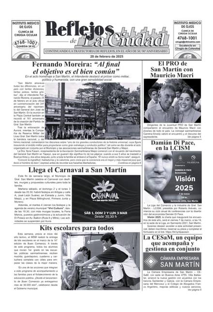 Portada de la edición del 28 de febrero 2025
