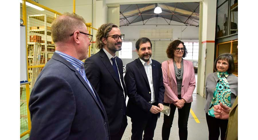 Fernando Moreira y Santiago Cafiero recorrieron la PyME Tulsa, de San Martín
