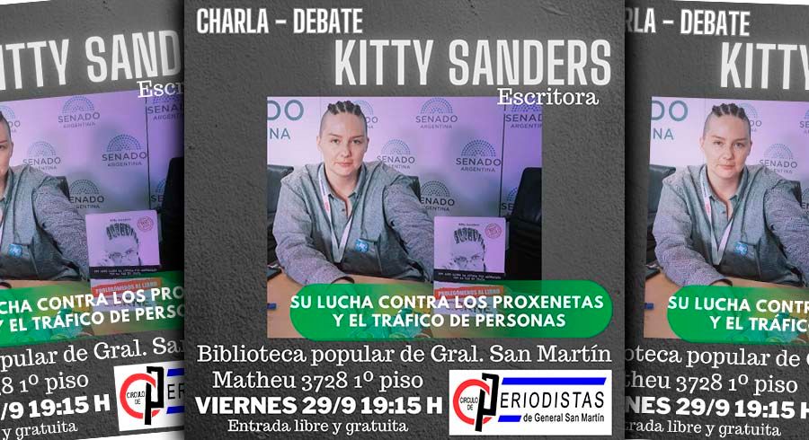 Charla con Kitty Sanders
