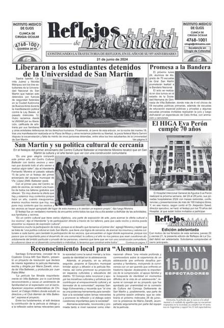 Portada de la edición del 21 de junio 2024