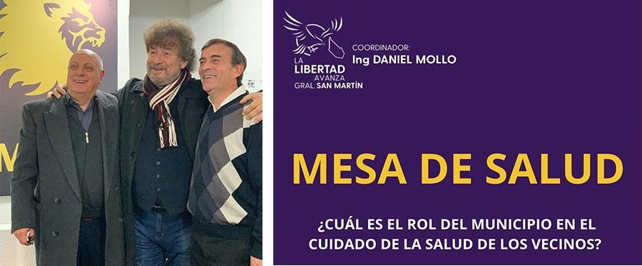 La Libertad Avanza en San Martín lanzó la Mesa de Salud