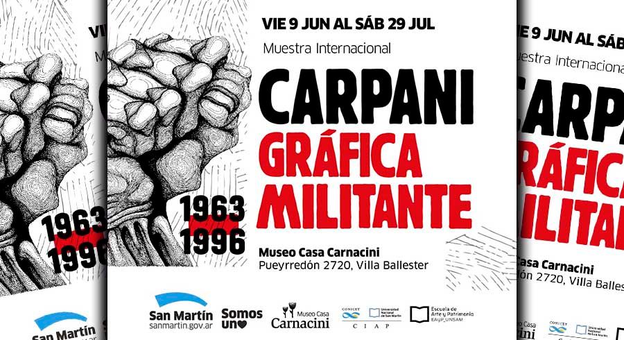 Muestra inédita de Ricardo Carpani, la historia visual de la Argentina reciente