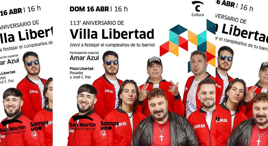 Festejo en Villa Libertad