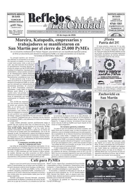 Portada de la edición del 22 de mayo de 2026