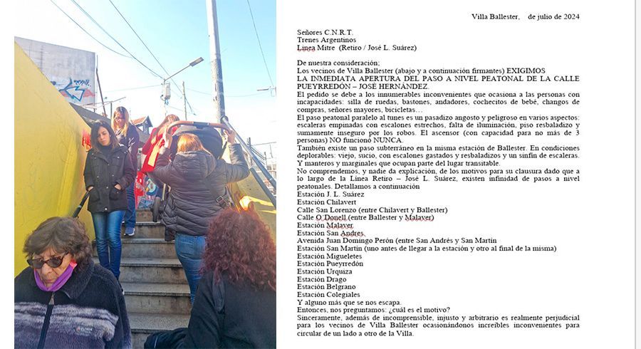 Carta de los vecinos a CNRT