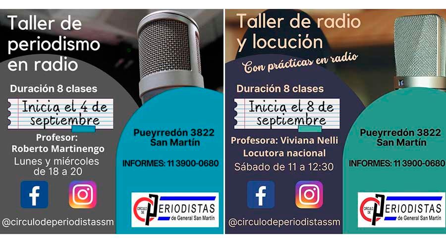 Talleres en el Círculo de Periodistas