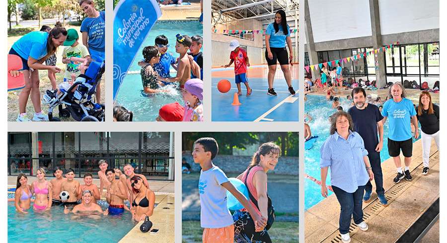 Miles de vecinos participaron de la Colonia de Verano de San Martín