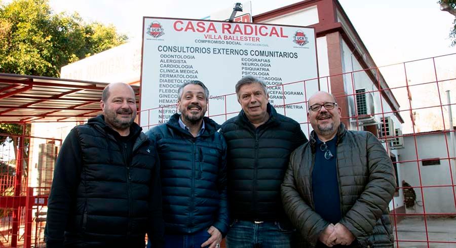D’Alessandro, de recorrida por Villa Ballester