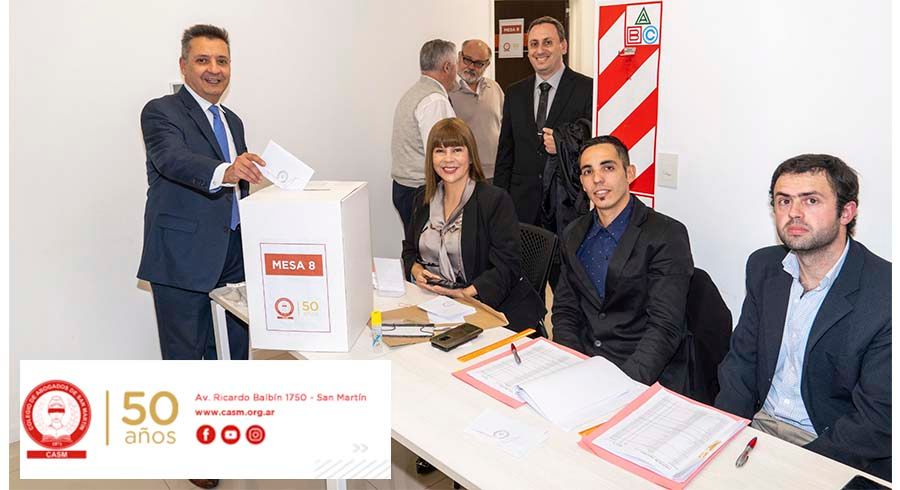Vilaplana resultó electo nuevamente en el Colegio de Abogados