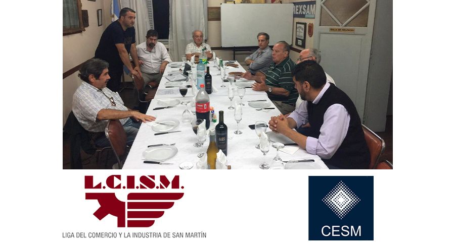 La Cámara Empresaria y la Liga de Comercio y la Industria se reunieron para delinear mejoras para San Martín