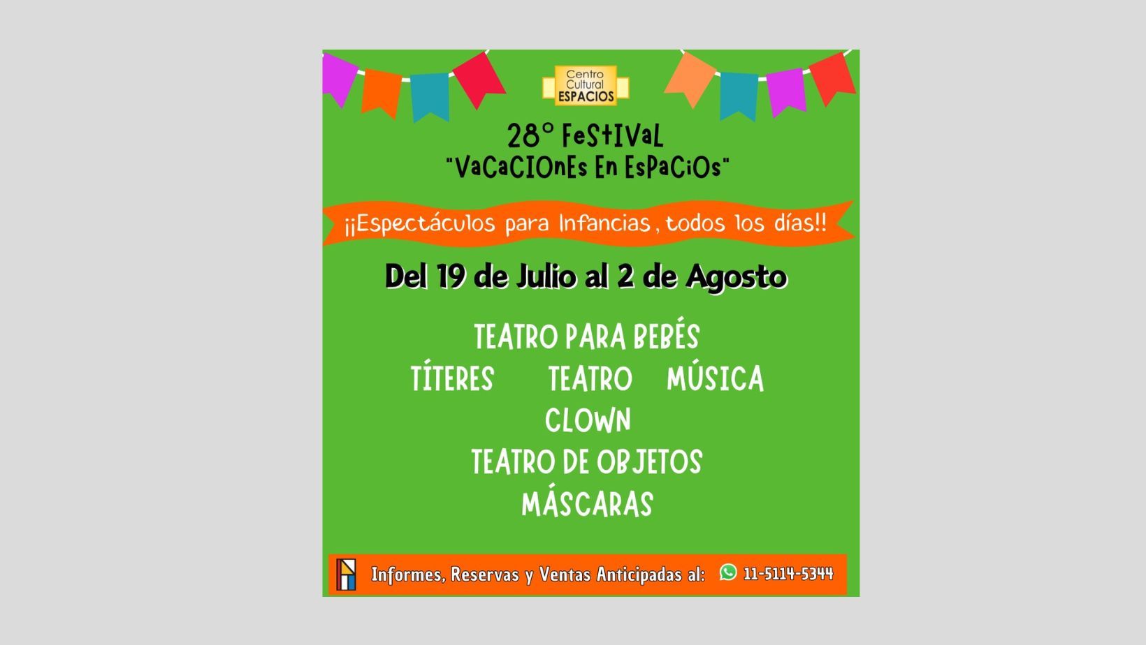Vacaciones en Espacios