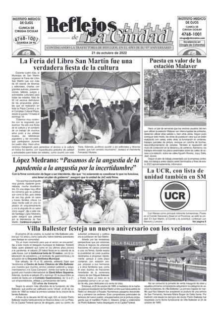 Portada de la edición del 21 de octubre 2022