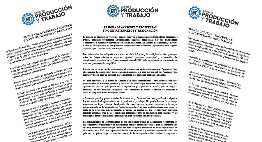 Es hora de acciones y propuestas y no de retrocesos y resignación