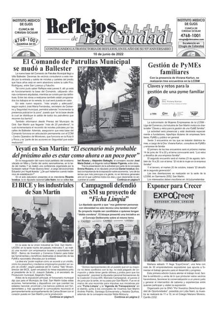 Portada de la edición del 10 de junio 2022