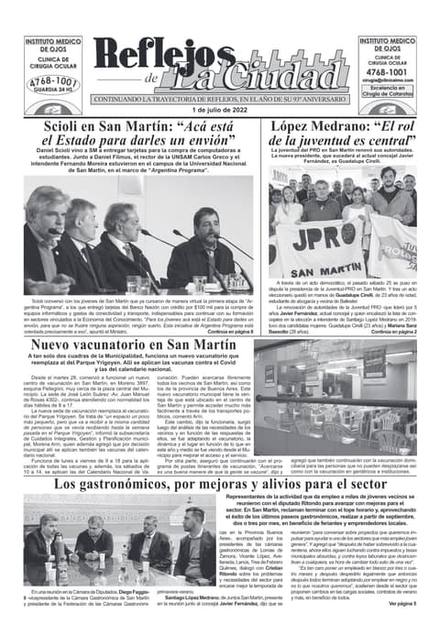 Portada de la edición del 1 de julio 2022