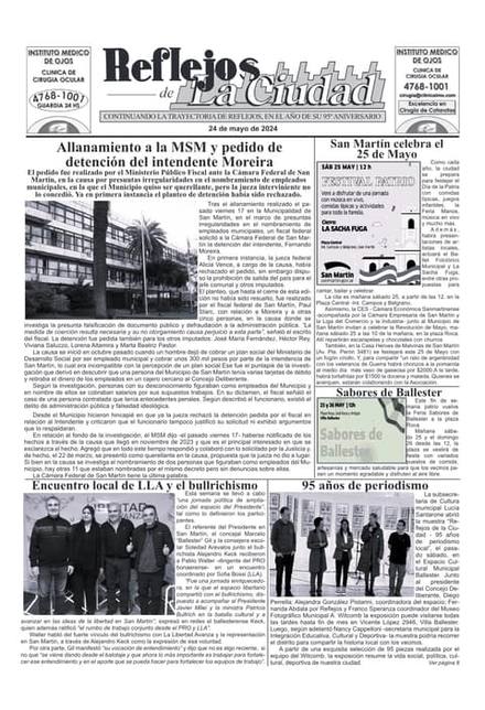 Portada de la edición del 24 de mayo 2024
