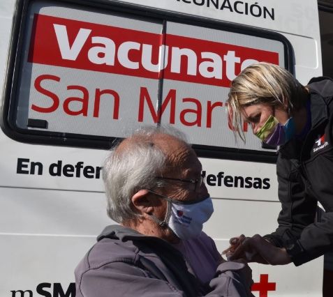 San Martín sigue vacunando contra la gripe