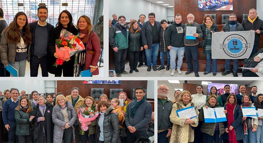 Entrega de reconocimientos en el Concejo Deliberante