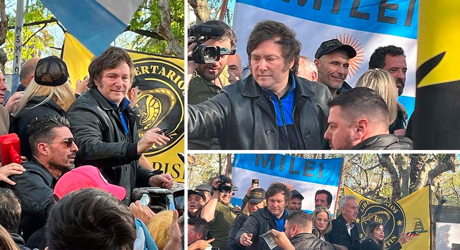 El rugido de león de Javier Milei se hizo sentir en San Martín