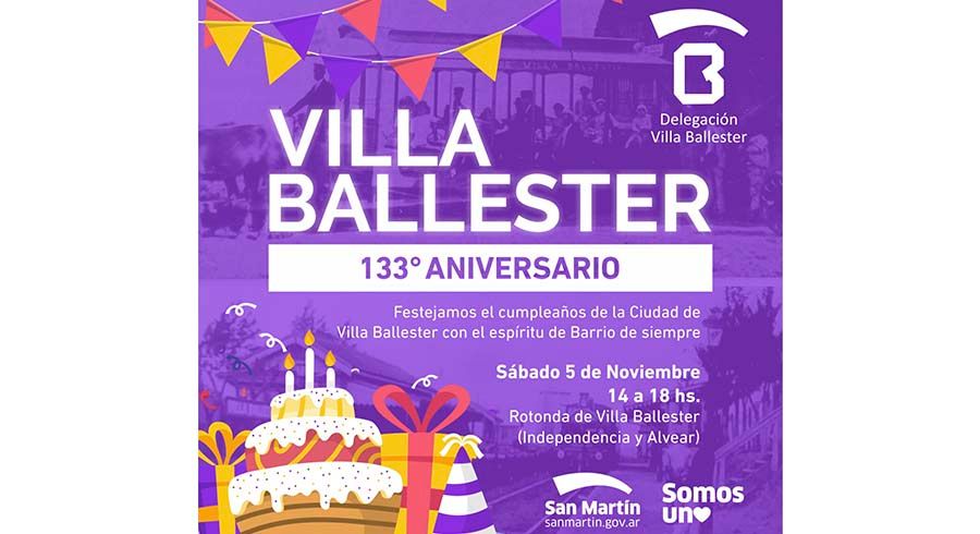 Villa Ballester celebra su aniversario