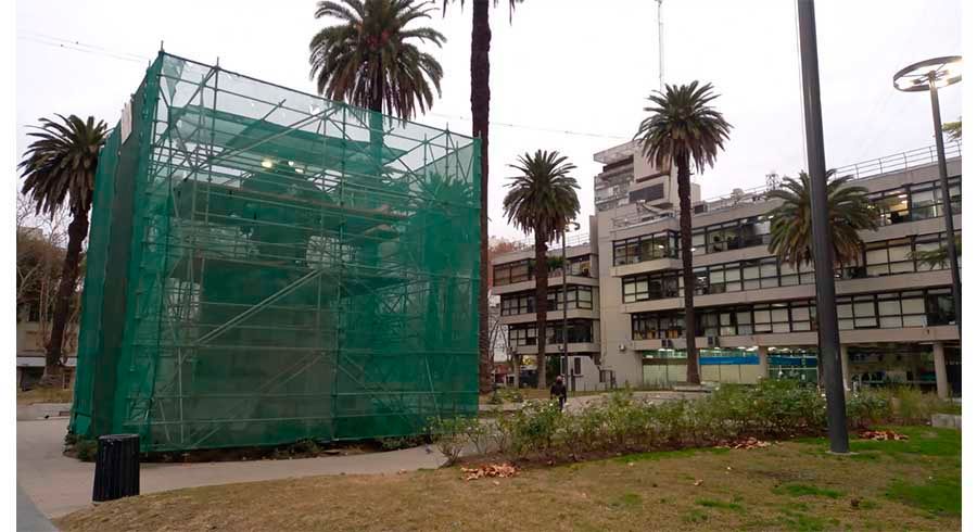 Restauración del monumento al Gral. San Martín