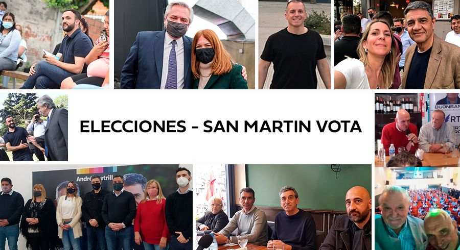 San Martín vota y elige sus representantes