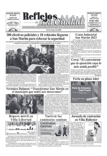 Portada de la edición del 12 de mayo 2023